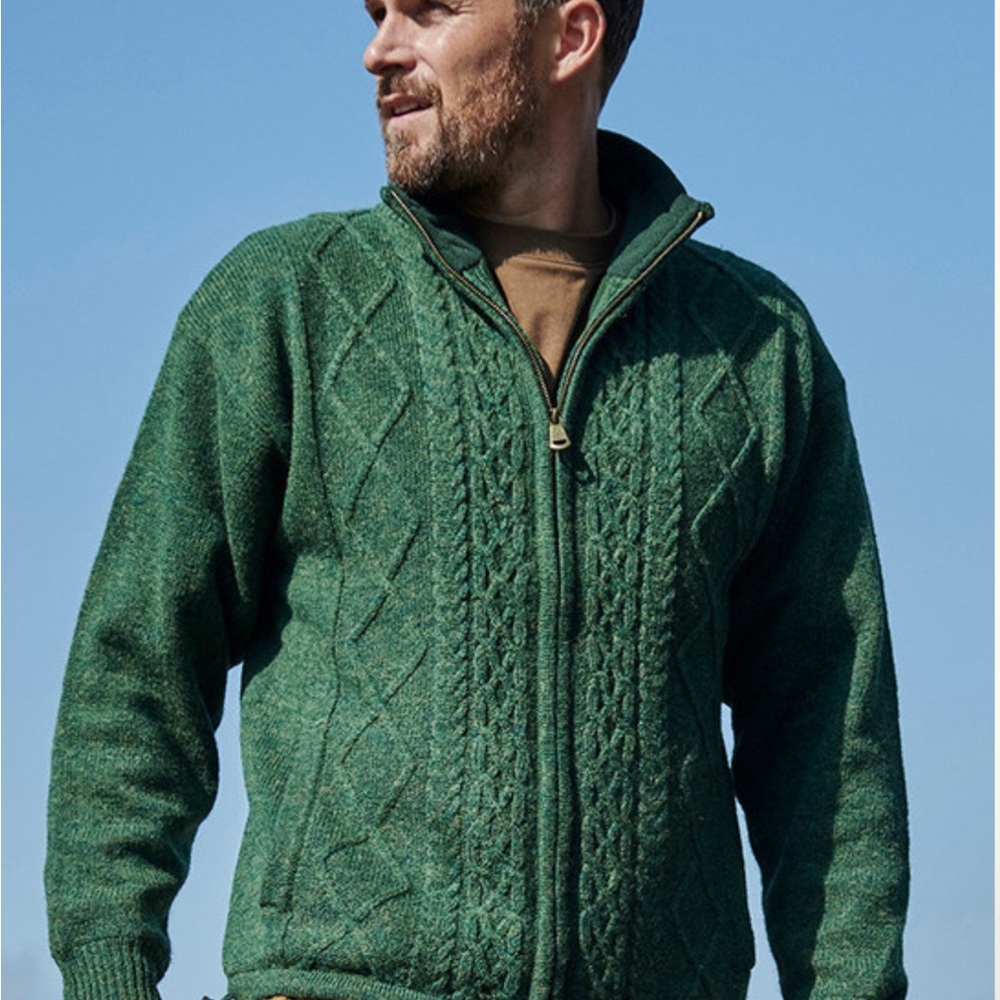 NWOT Windproof Aran Style Sweater/Jacket
